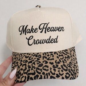 **NWT** MAKE HEAVEN CROWDED Baseball Cap